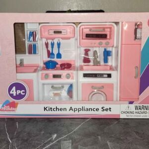 Just Pretending 4 Piece Kitchen Appliance Set for Dolls